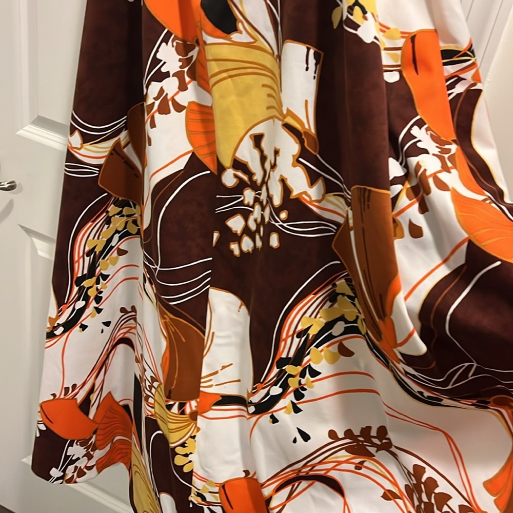 Tori Richard Hawaiian Aloha Halter Maxi Dress Vintage Hawaii Womens Size 14 - Picture 5 of 16